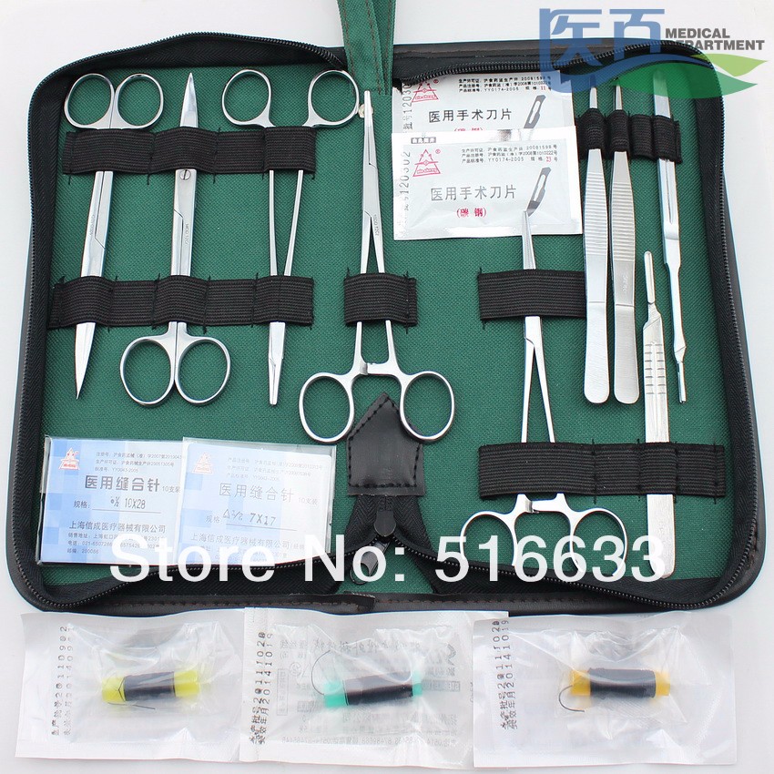 SG POST  Ʒ  Ǳ  ŰƮ / ǻ л     Ű ŰƮ/SG POST Free shipping training Surgical instrument tool kit/surgical suture package kits set